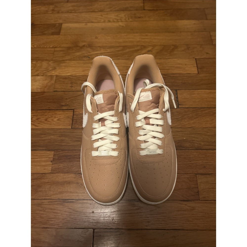Nike Air Force 1 Low Sz 12 Mens Craft Light Cognac Beige Coconut Milk DO6676-200